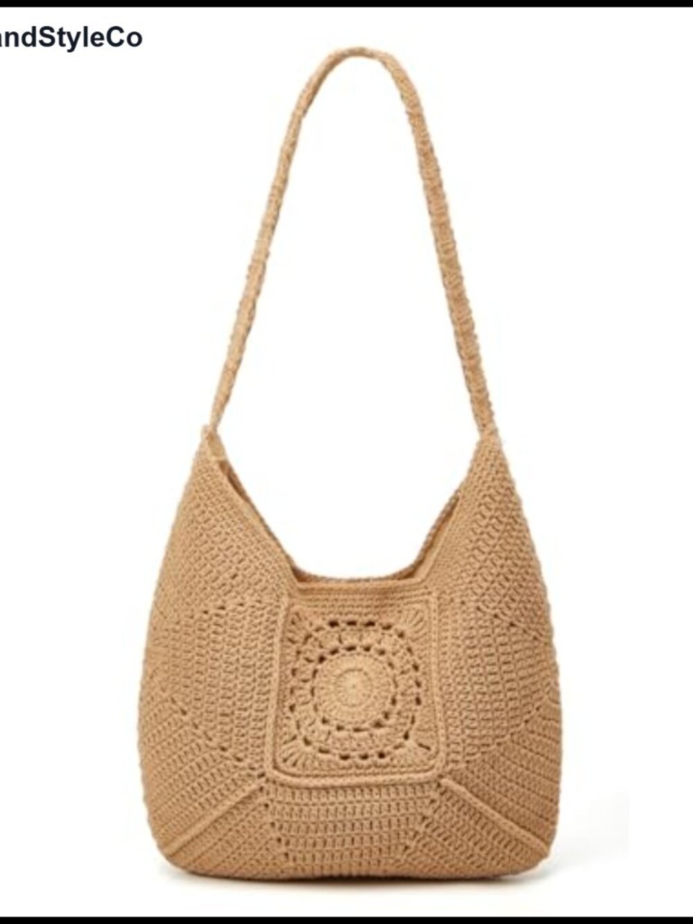 Large Woven Straw Beach Bag Tote Shoulder Bag Summer Handbag